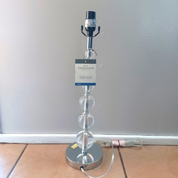 LAST DAY!!Threshold Acrylic Lamp Base - Picture 2 of 9